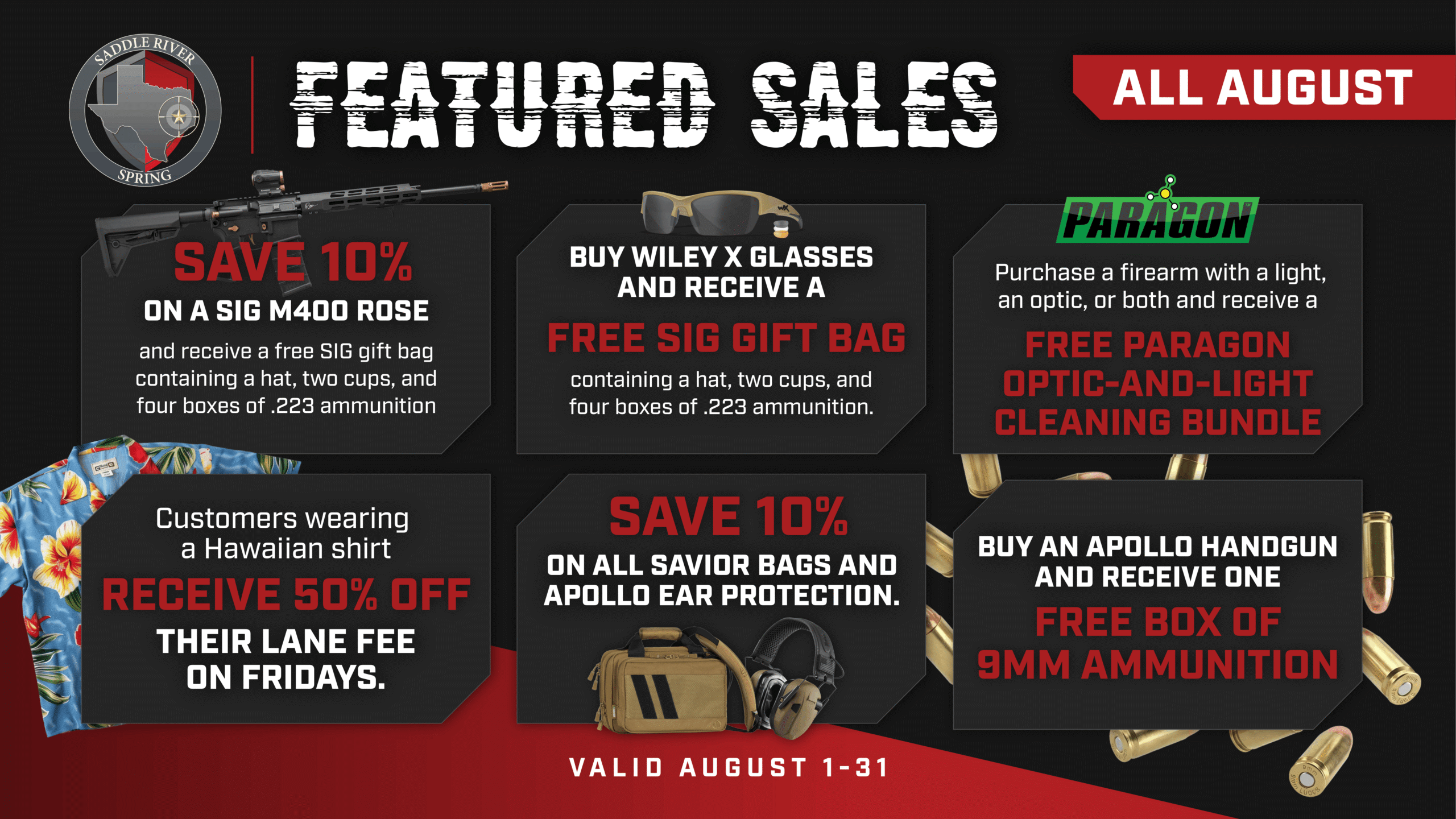 August Promotions