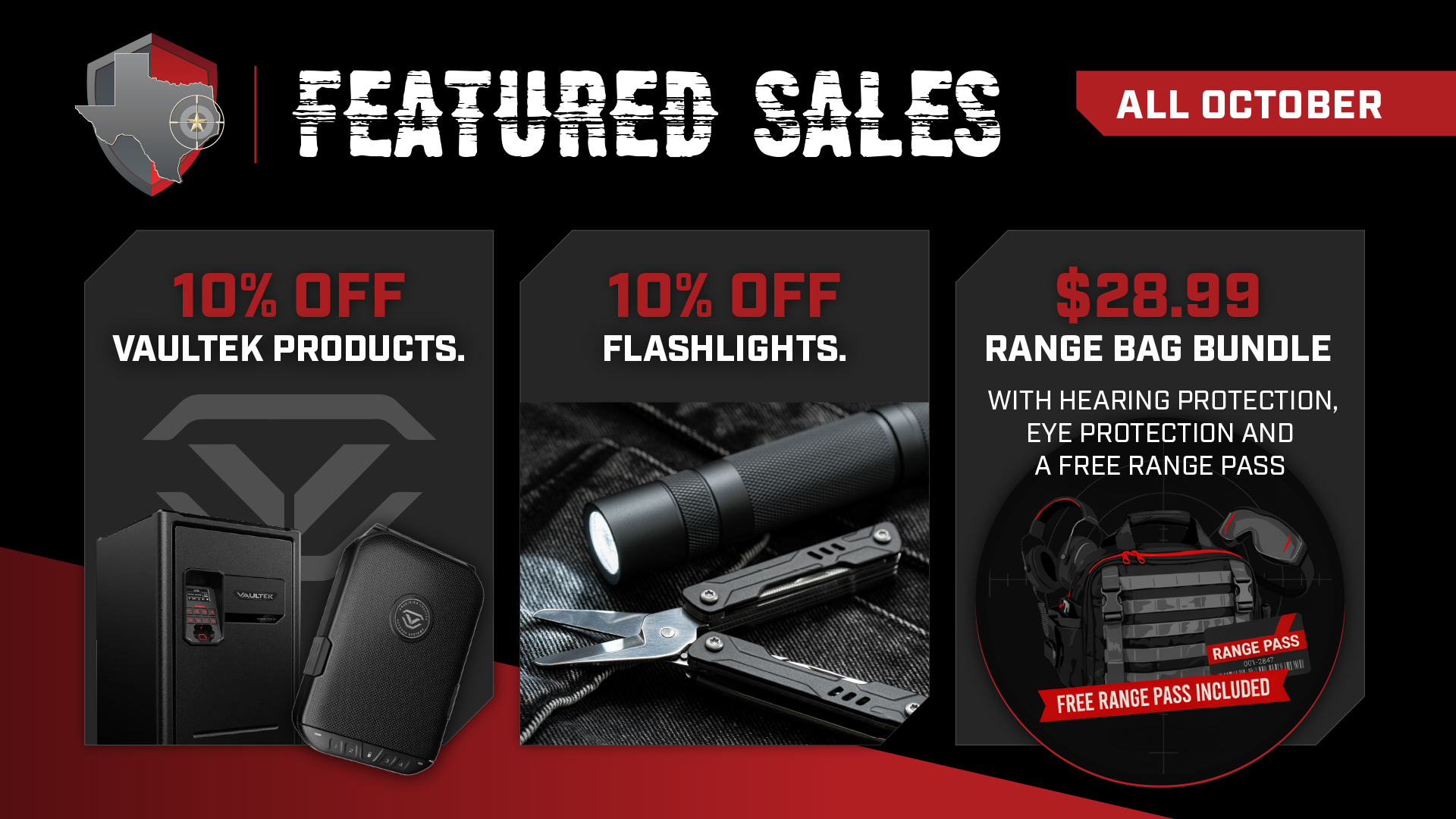 October Featured Sales